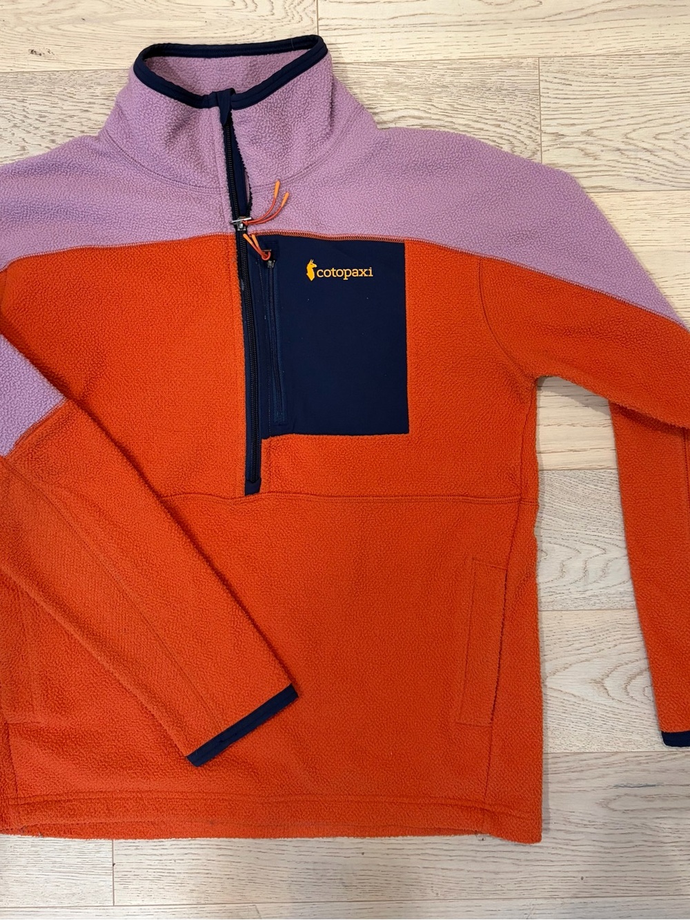 cotopaxi Women’s Colorblock Fleece Half-Zip - Orange, Pink & Navy